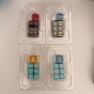 POKEMON TCG Damage Counter Dice Sets - 4